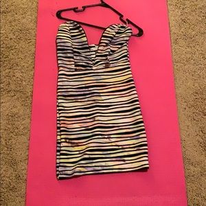 Dainty hooligan multicolor bodycon dress